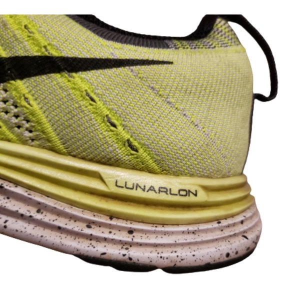 Nike Flyknit One Running Shoes Sneakers Volt Green / Gray Women's 8.5 Pre-owned - Picture 8 of 11